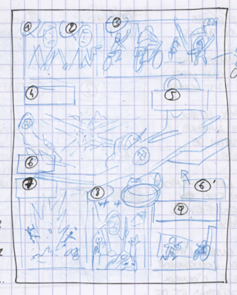 BD De gré ou de force - Le choix de Franz - Découpage 2