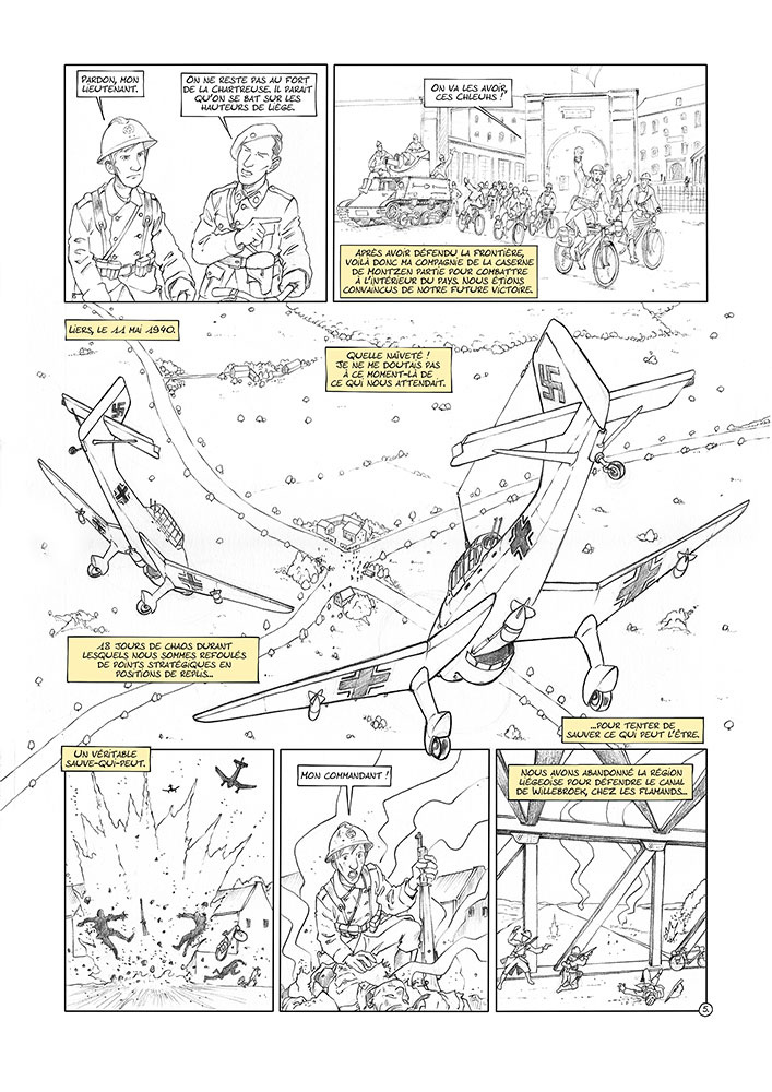 BD De gré ou de force - Le choix de Franz - Textes