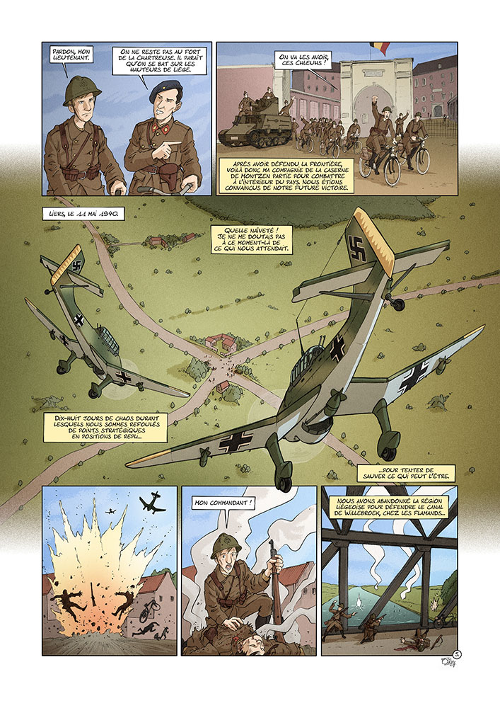 BD De gré ou de force - Le choix de Franz - Couleurs