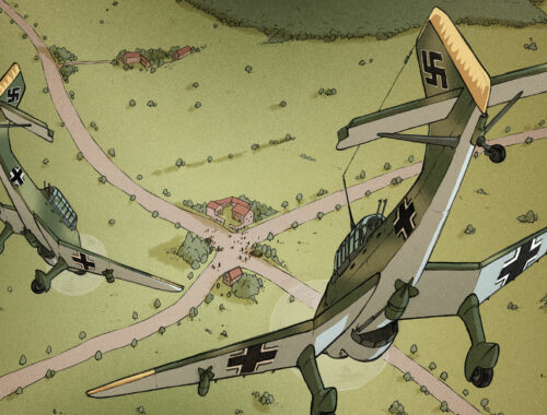 BD De gré ou de force - Le choix de Franz - COmment on crée une planche de BD ?
